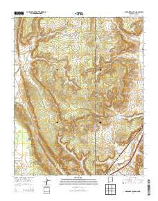 Surrender Canyon New Mexico Historical topographic map, 1:24000 scale, 7.5 X 7.5 Minute, Year 2013