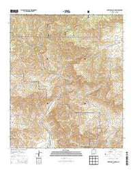 Surveyors Canyon New Mexico Historical topographic map, 1:24000 scale, 7.5 X 7.5 Minute, Year 2013