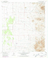 Swallow Fork Peak New Mexico Historical topographic map, 1:24000 scale, 7.5 X 7.5 Minute, Year 1965