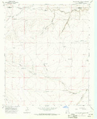 Swallow Nest Canyon New Mexico Historical topographic map, 1:24000 scale, 7.5 X 7.5 Minute, Year 1967