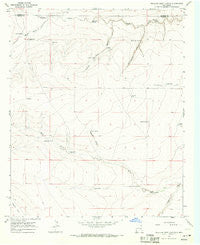 Swallow Nest Canyon New Mexico Historical topographic map, 1:24000 scale, 7.5 X 7.5 Minute, Year 1967