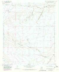 Swallow Nest Canyon New Mexico Historical topographic map, 1:24000 scale, 7.5 X 7.5 Minute, Year 1967