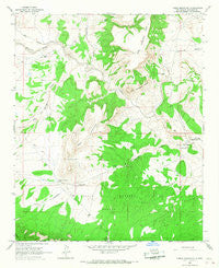 Table Mountain New Mexico Historical topographic map, 1:24000 scale, 7.5 X 7.5 Minute, Year 1964