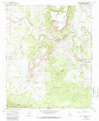 Table Mountain New Mexico Historical topographic map, 1:24000 scale, 7.5 X 7.5 Minute, Year 1964