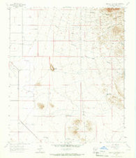 Table Top Mountain New Mexico Historical topographic map, 1:24000 scale, 7.5 X 7.5 Minute, Year 1964
