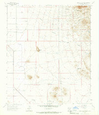Table Top Mountain New Mexico Historical topographic map, 1:24000 scale, 7.5 X 7.5 Minute, Year 1964