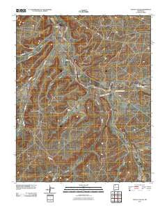 Tafoya Canyon New Mexico Historical topographic map, 1:24000 scale, 7.5 X 7.5 Minute, Year 2010