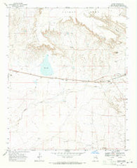 Taiban New Mexico Historical topographic map, 1:24000 scale, 7.5 X 7.5 Minute, Year 1968