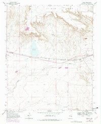 Taiban New Mexico Historical topographic map, 1:24000 scale, 7.5 X 7.5 Minute, Year 1968