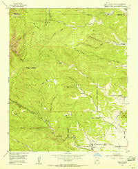 Tajique New Mexico Historical topographic map, 1:24000 scale, 7.5 X 7.5 Minute, Year 1954