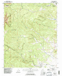 Tajique New Mexico Historical topographic map, 1:24000 scale, 7.5 X 7.5 Minute, Year 1990