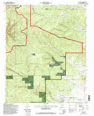 Tajique New Mexico Historical topographic map, 1:24000 scale, 7.5 X 7.5 Minute, Year 1995