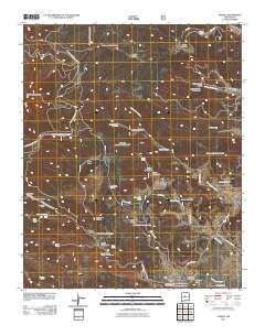 Tajique New Mexico Historical topographic map, 1:24000 scale, 7.5 X 7.5 Minute, Year 2011