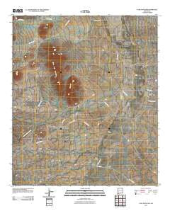 Tank Mountain New Mexico Historical topographic map, 1:24000 scale, 7.5 X 7.5 Minute, Year 2010