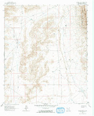 Tanner Ranch New Mexico Historical topographic map, 1:24000 scale, 7.5 X 7.5 Minute, Year 1963