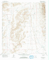 Tanner Ranch New Mexico Historical topographic map, 1:24000 scale, 7.5 X 7.5 Minute, Year 1963