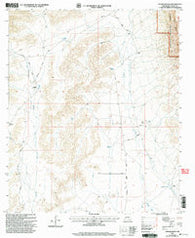 Tanner Ranch New Mexico Historical topographic map, 1:24000 scale, 7.5 X 7.5 Minute, Year 2001