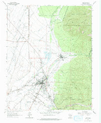 Taos New Mexico Historical topographic map, 1:24000 scale, 7.5 X 7.5 Minute, Year 1964