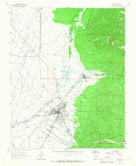 Taos New Mexico Historical topographic map, 1:24000 scale, 7.5 X 7.5 Minute, Year 1964