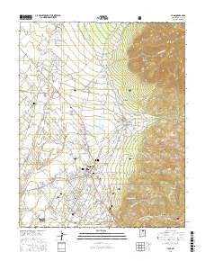 Taos New Mexico Current topographic map, 1:24000 scale, 7.5 X 7.5 Minute, Year 2017