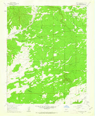 Taos Junction New Mexico Historical topographic map, 1:24000 scale, 7.5 X 7.5 Minute, Year 1960
