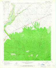 Taos SW New Mexico Historical topographic map, 1:24000 scale, 7.5 X 7.5 Minute, Year 1964