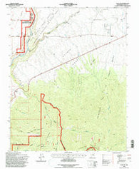 Taos SW New Mexico Historical topographic map, 1:24000 scale, 7.5 X 7.5 Minute, Year 1995