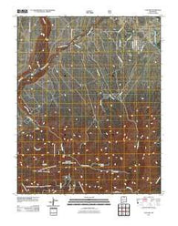 Taos SW New Mexico Historical topographic map, 1:24000 scale, 7.5 X 7.5 Minute, Year 2011