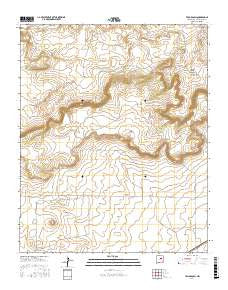 Tapia Ranch New Mexico Current topographic map, 1:24000 scale, 7.5 X 7.5 Minute, Year 2017