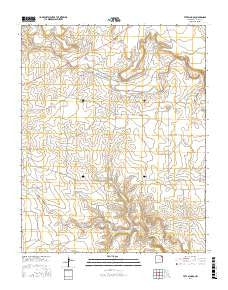 Tate School New Mexico Current topographic map, 1:24000 scale, 7.5 X 7.5 Minute, Year 2017
