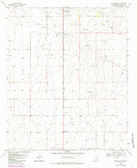 Tatum South New Mexico Historical topographic map, 1:24000 scale, 7.5 X 7.5 Minute, Year 1970