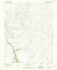 Taylor Springs New Mexico Historical topographic map, 1:24000 scale, 7.5 X 7.5 Minute, Year 1965