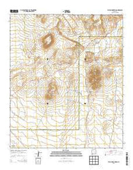 Taylor Mountain New Mexico Current topographic map, 1:24000 scale, 7.5 X 7.5 Minute, Year 2013