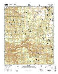 Taylor Peak New Mexico Current topographic map, 1:24000 scale, 7.5 X 7.5 Minute, Year 2017