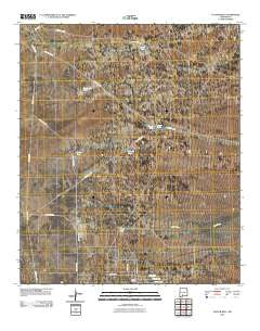 Taylor Well New Mexico Historical topographic map, 1:24000 scale, 7.5 X 7.5 Minute, Year 2010