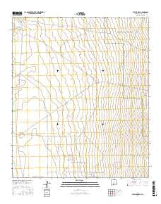 Taylor Well New Mexico Current topographic map, 1:24000 scale, 7.5 X 7.5 Minute, Year 2017