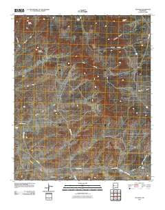 Techado New Mexico Historical topographic map, 1:24000 scale, 7.5 X 7.5 Minute, Year 2010
