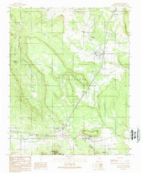 Tecolote New Mexico Historical topographic map, 1:24000 scale, 7.5 X 7.5 Minute, Year 1989