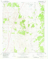 Tecolote Peak New Mexico Historical topographic map, 1:24000 scale, 7.5 X 7.5 Minute, Year 1981