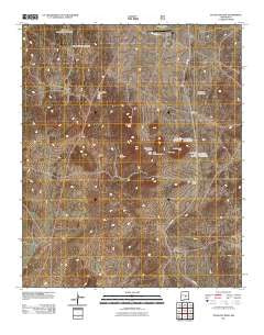 Tecolote Peak New Mexico Historical topographic map, 1:24000 scale, 7.5 X 7.5 Minute, Year 2011