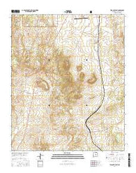 Tecolote Peak New Mexico Current topographic map, 1:24000 scale, 7.5 X 7.5 Minute, Year 2017