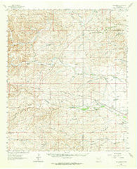 Teel Ranch New Mexico Historical topographic map, 1:62500 scale, 15 X 15 Minute, Year 1960
