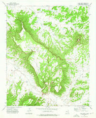 Tejana Mesa New Mexico Historical topographic map, 1:24000 scale, 7.5 X 7.5 Minute, Year 1972