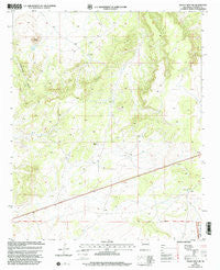 Tejana Mesa SW New Mexico Historical topographic map, 1:24000 scale, 7.5 X 7.5 Minute, Year 1999