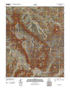 Tejana Mesa New Mexico Historical topographic map, 1:24000 scale, 7.5 X 7.5 Minute, Year 2010