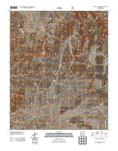 Tejana Mesa SW New Mexico Historical topographic map, 1:24000 scale, 7.5 X 7.5 Minute, Year 2011