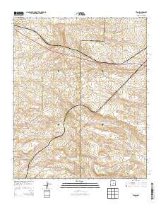 Tejon New Mexico Historical topographic map, 1:24000 scale, 7.5 X 7.5 Minute, Year 2013