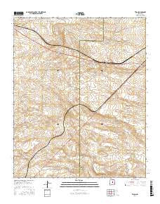 Tejon New Mexico Current topographic map, 1:24000 scale, 7.5 X 7.5 Minute, Year 2017