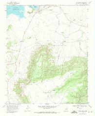 Tenaja Mesa New Mexico Historical topographic map, 1:24000 scale, 7.5 X 7.5 Minute, Year 1967