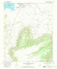 Tenaja Mesa New Mexico Historical topographic map, 1:24000 scale, 7.5 X 7.5 Minute, Year 1967